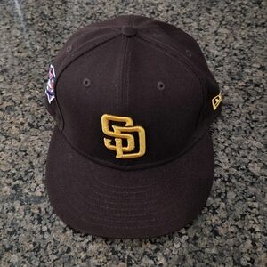 New Era San Diego Padres Brown 9/11 Memorial Side Patch 59FIFTY Fitted Hat Men's